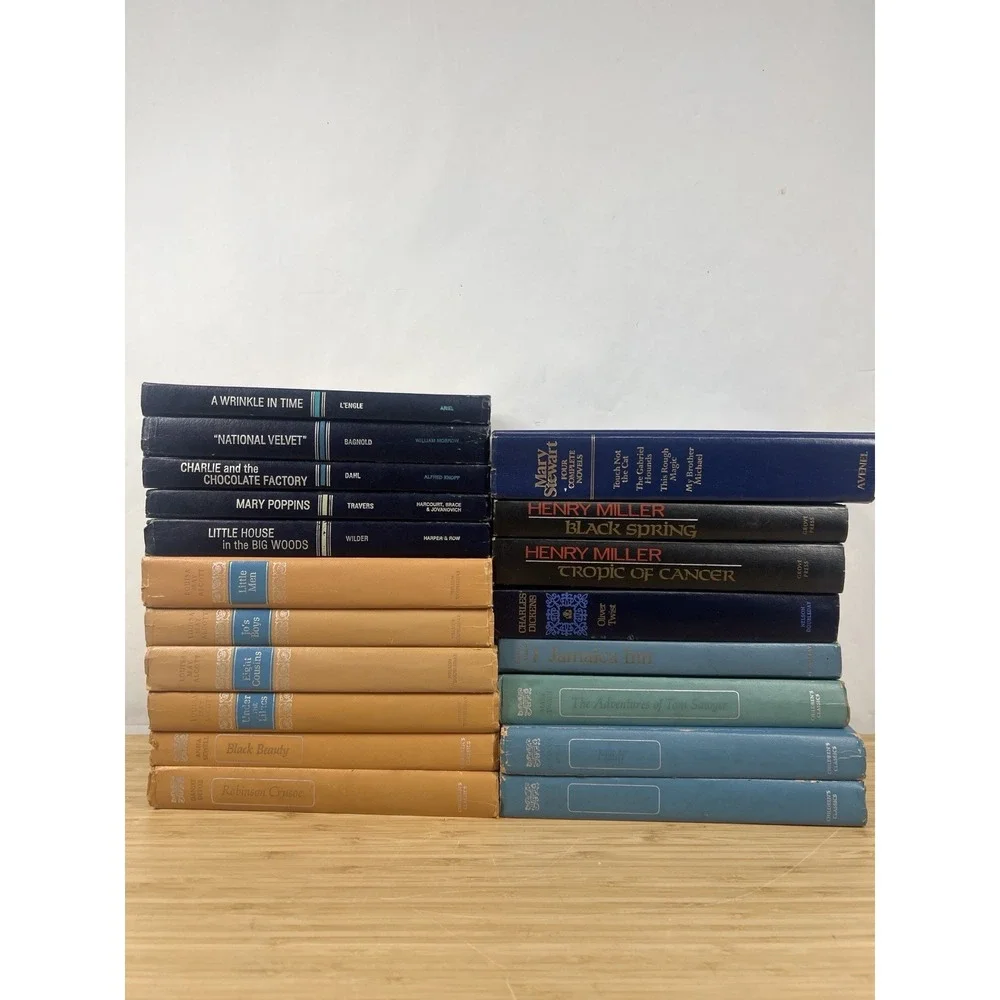 Vintage‎ Hardcover Book Lot of 20 – Dahl, Alcott, L'Engle, Miller